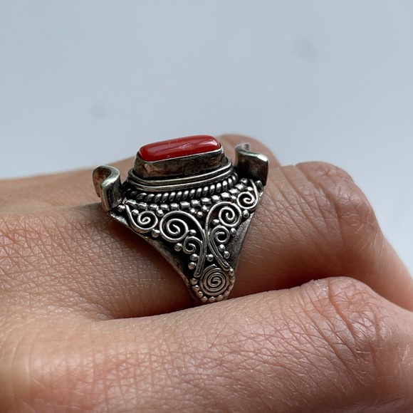 Corals Silver Ring Adjustable - Picture 8 of 8